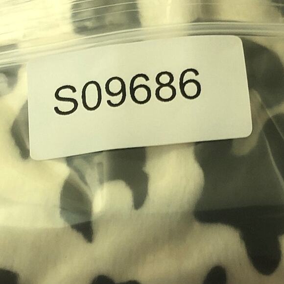 Vintage Misdemeanor Coat Black White Cow Print Boutique Animal Silk Lined S - Picture 13 of 13